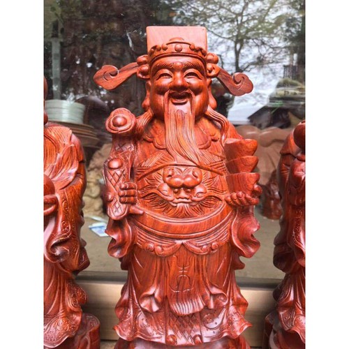 Bộ tam đa gỗ hương cao 30cm